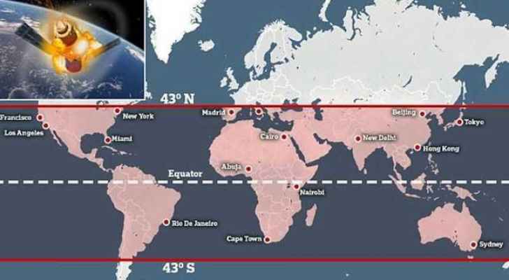 المركبة الفضائية الصينية قد تسقط في