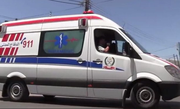 8 إصابات اثر حادث تصادم باص