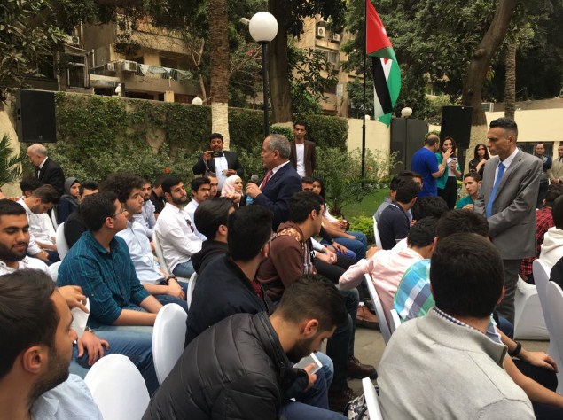 السفير العايد يلتقي الطلبة الاردنيين الدارسين