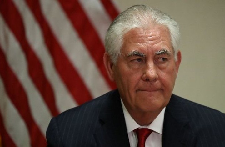 تيلرسون كان في الحمام عندما صدر