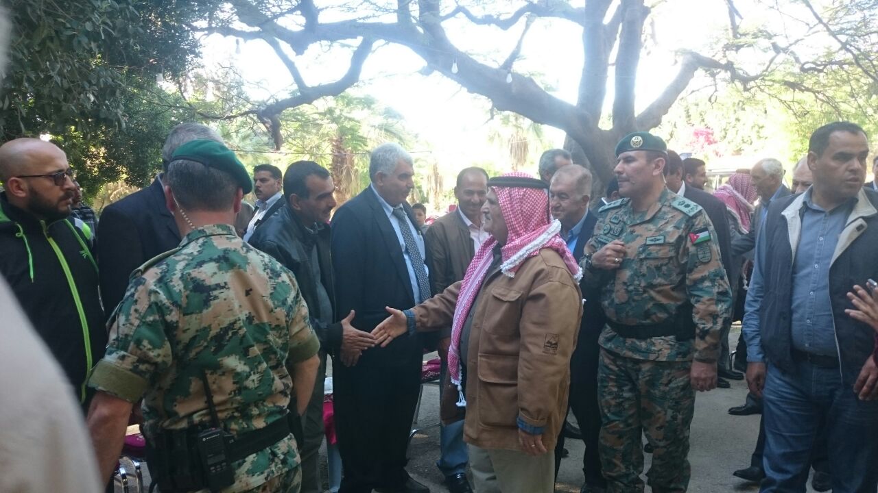 الأمير الحسن يعزي بالشيخ ممدوح الغزاوي