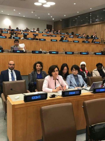 لطوف تتراس الوفد الأردني في أعمال