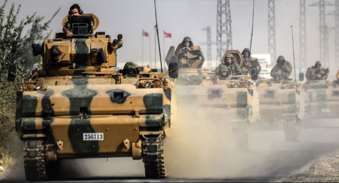 القوات التركية تدخل «عفرين»