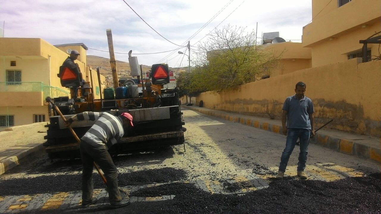 سلطة إقليم البترا تبدأ بتأهيل شوارع
