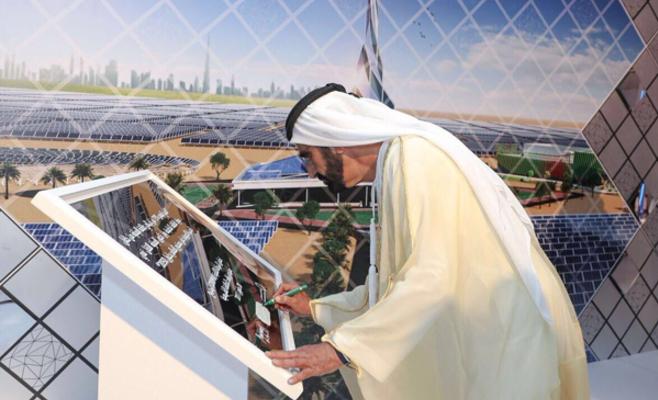 دبي تؤسس أكبر مشروع للطاقة الشمسية