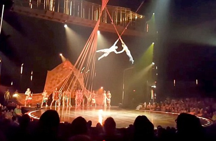 وفاة لاعب سيرك بعد سقوطه خلال