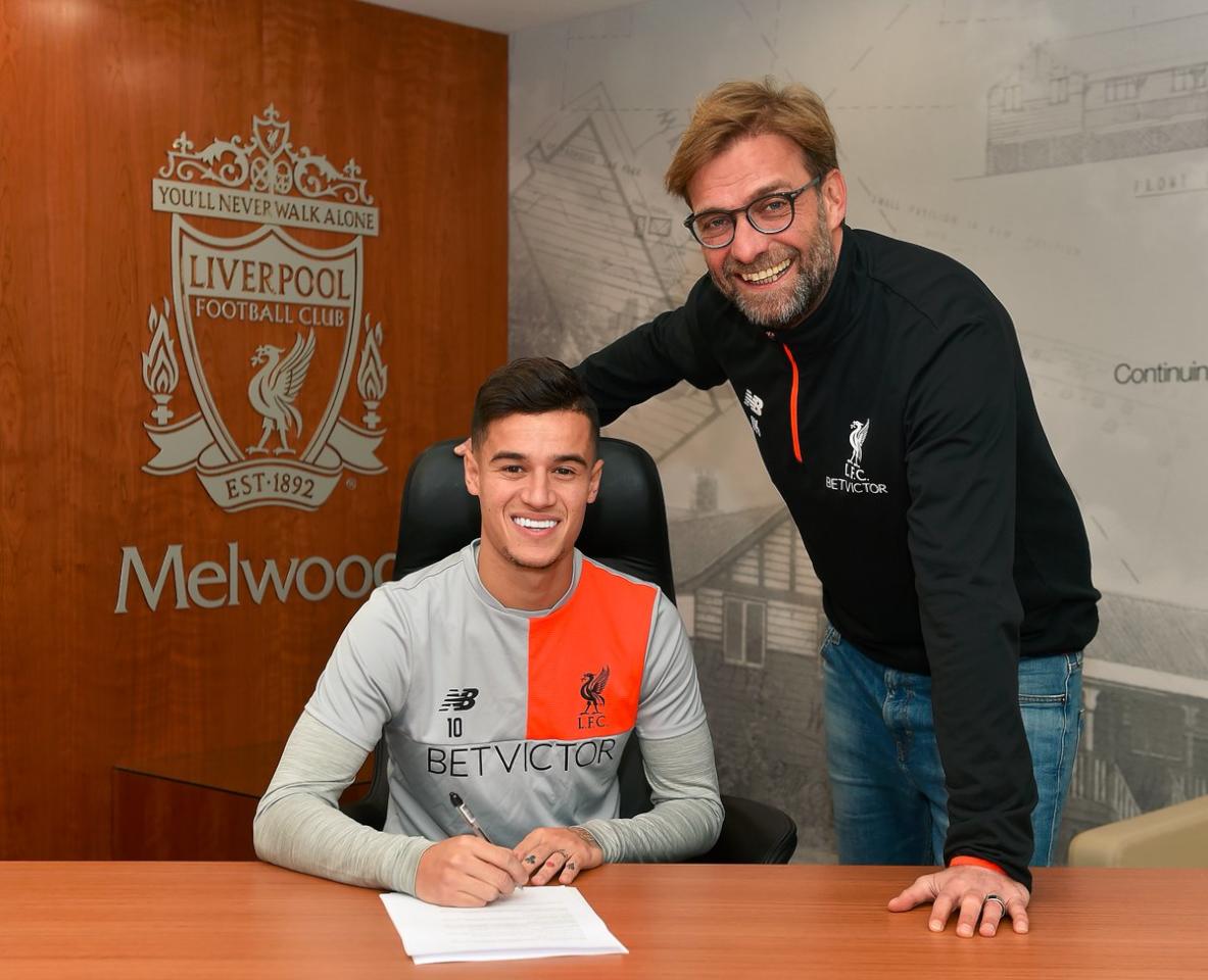 صدمة لبرشلونة.. البرازيلي كوتينيو مع ليفربول