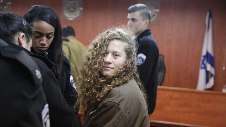 تنديد فلسطيني بمحاكمة «عهد التميمي»