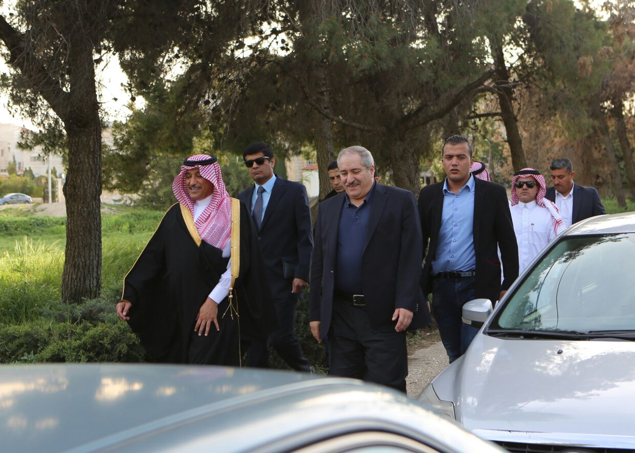 ناصر جودة والسفير السعودي يعزيان مشيا