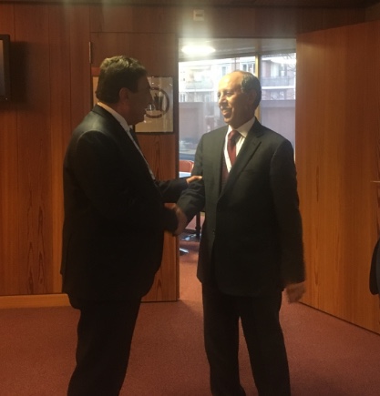 الطراونة يلتقي برئيس مجلس الشورى القطري