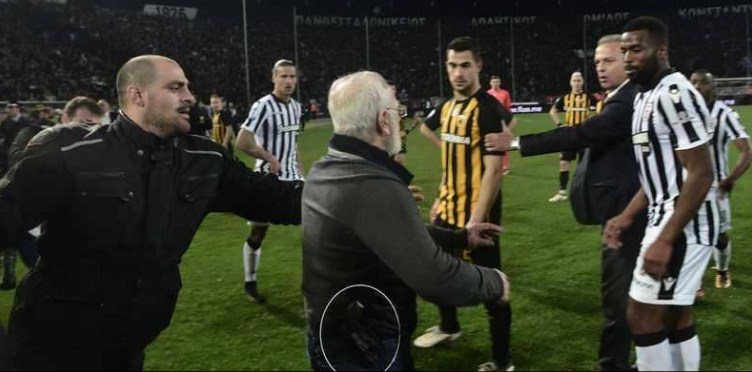 استئناف الدوري اليوناني بعد «واقعة المسدس»