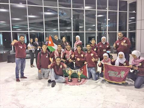 الأردن بطل العرب للروبوت لعام 2018