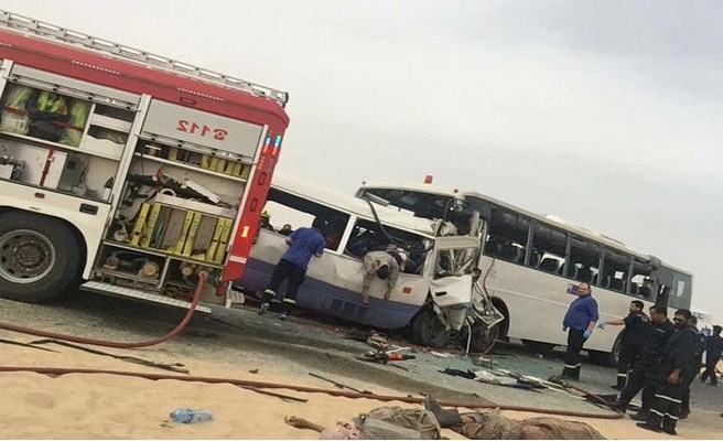 وفاة 11 شخصا بحادث مروع في