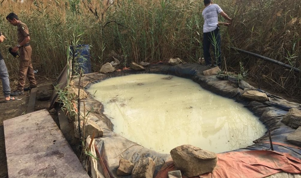 ضبط 20 حوضا للخمور في السعودية