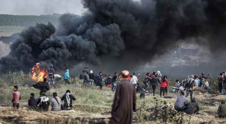 غزة.. إصابات برصاص الاحتلال في جمعة
