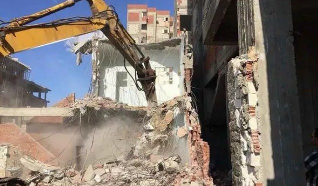 الامانة تنجز إزالة 9 مبان مهجورة