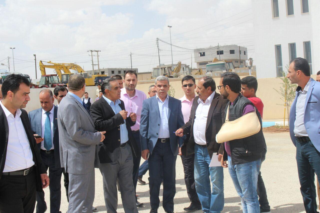 وزير الشباب يتفقد المنشآت في معان