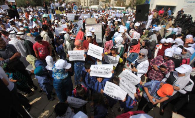 موظفو الأونروا في الأردن يصعّدون