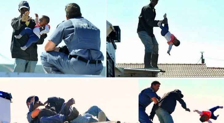 فيديو لأب جاؤوا لهدم بيته فاحتج