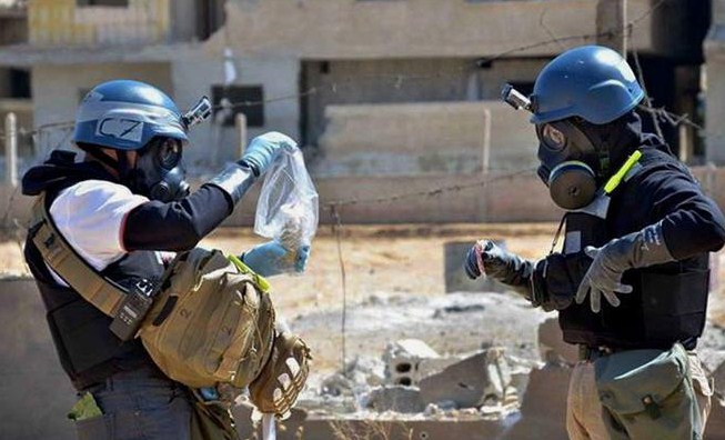 محققو منظمة حظر الأسلحة الكيميائية دخلوا