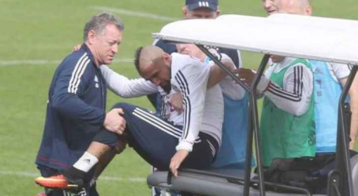 إصابة فيدال تصدم بايرن ميونخ قبل