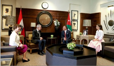 الملك والرئيس النمساوي يعقدان مباحثات في