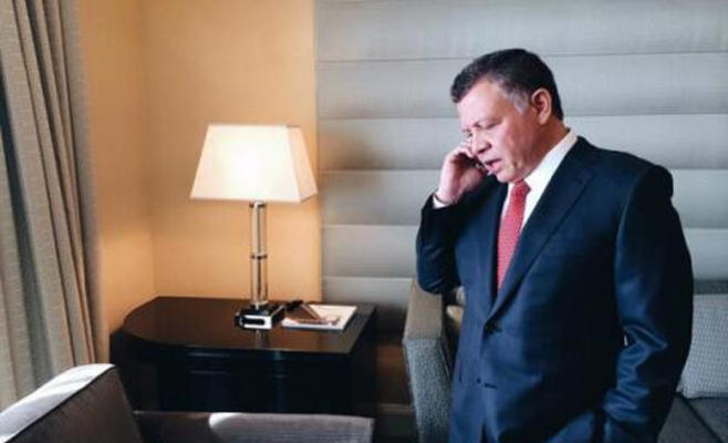 الملك يتلقى اتصالا هاتفيا من مستشار