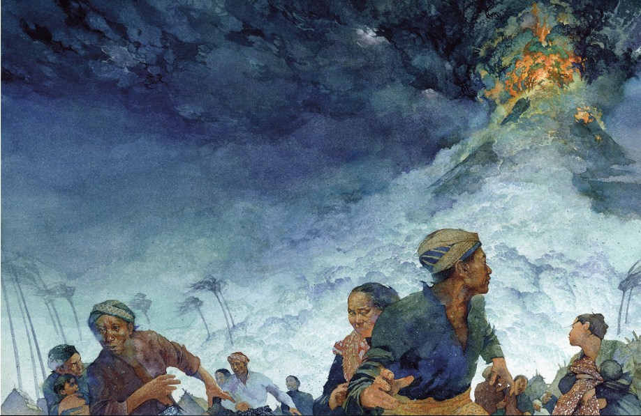 أكبر ثوران بركاني في تاريخ البشرية