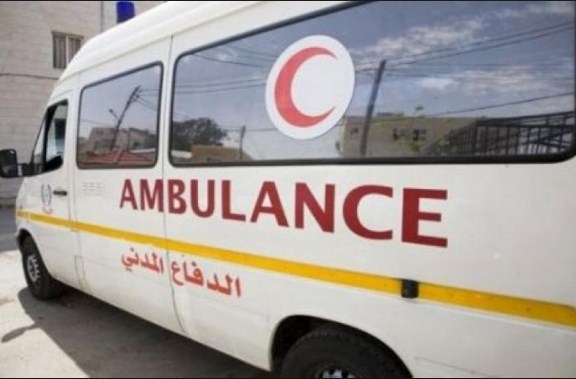 إصابة (4) أشخاص اثر حادث تصادم