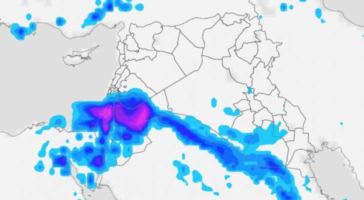 حالة قوية من عدم الاستقرار الجوي