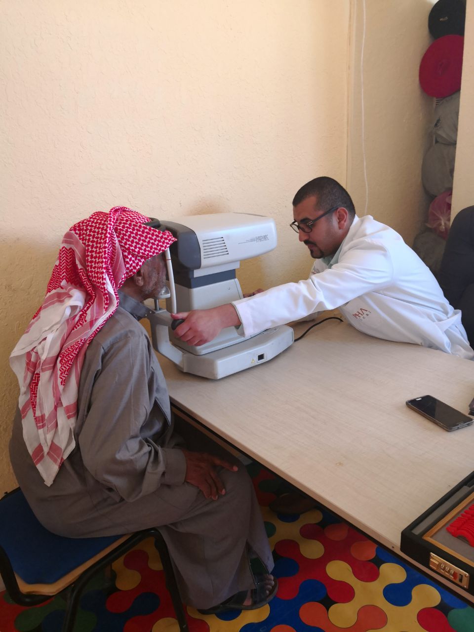 حملة لفحص النظر في جامعة البلقاء