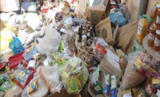 اتلاف مواد غذائية منتهية الصالحية بالمفرق