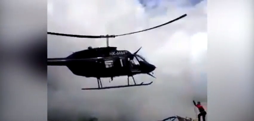 مروحية تتوجه لإنقاذ رجل فتتسبب بمقتله