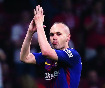 برشلونة يعلن رحيل «انييستا» اليوم (صور)