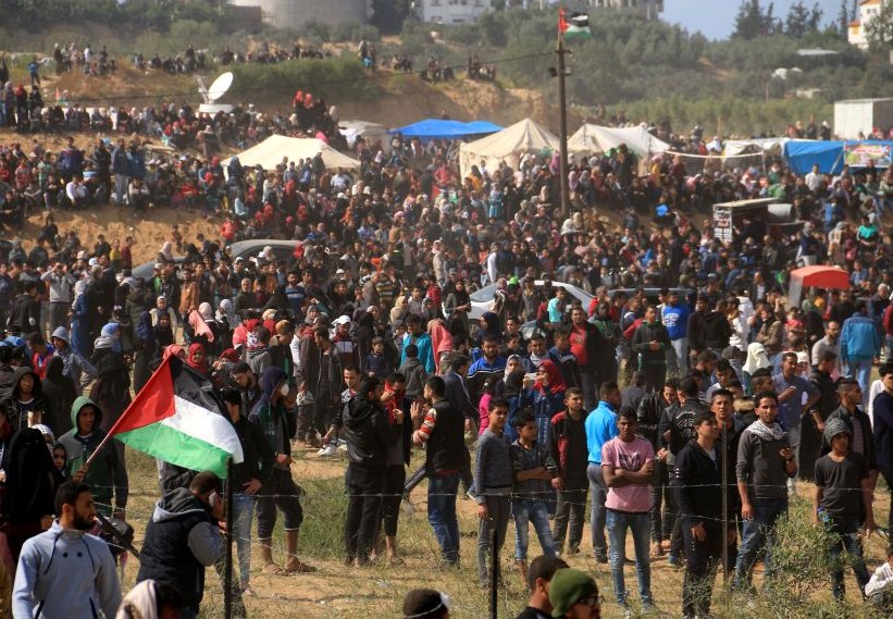 جمعة الشباب الثائر في قطاع غزة