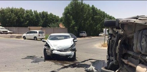 وفاة طفل واصابة 11 اخرين بحادث