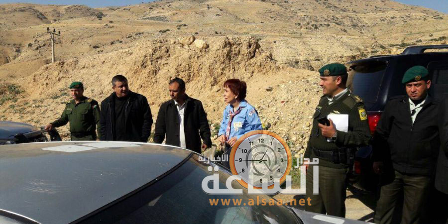 حادث سير يوقف الأميرة بسمة في