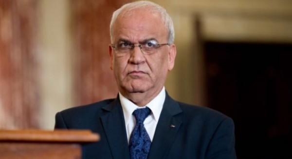 عريقات: القيادة الفلسطينية لم تبلغ بأن