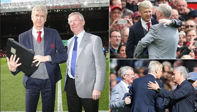 فيرغوسون يكرم فينغر في زيارته الأخيرة