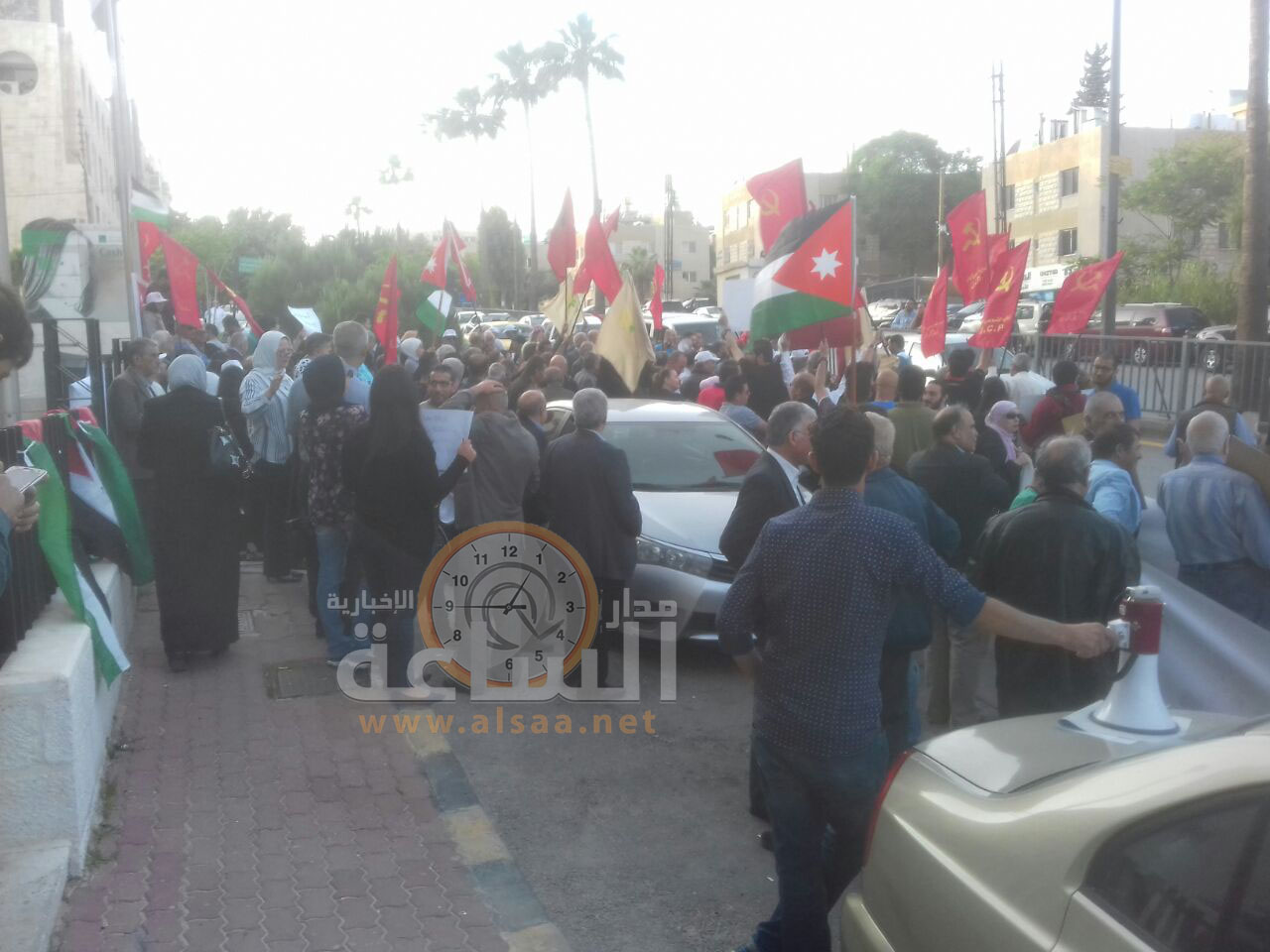 وقفة احتجاجية أمام الضمان الاجتماعي (صور)