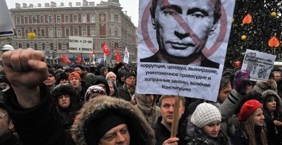 اعتقال 1000 محتج ضد بوتين