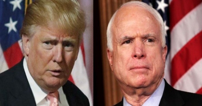 ماكين يرفض أن يحضر ترامب جنازته