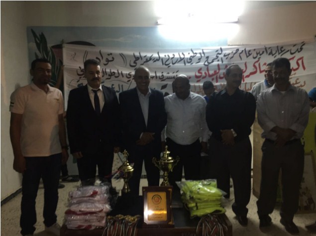 العبادي يرعى المباراة النهائية لبطولة «القدس»