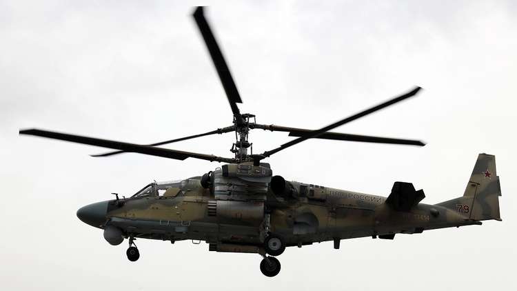 تحطم مروحية عسكرية روسية شرق سوريا