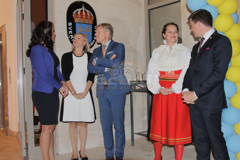 سفارة السويد في الأردن تحتفل بالعيد