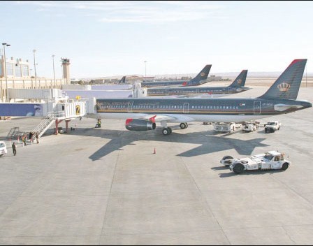 مطار الملكة علياء الدولي يستقبل أولى