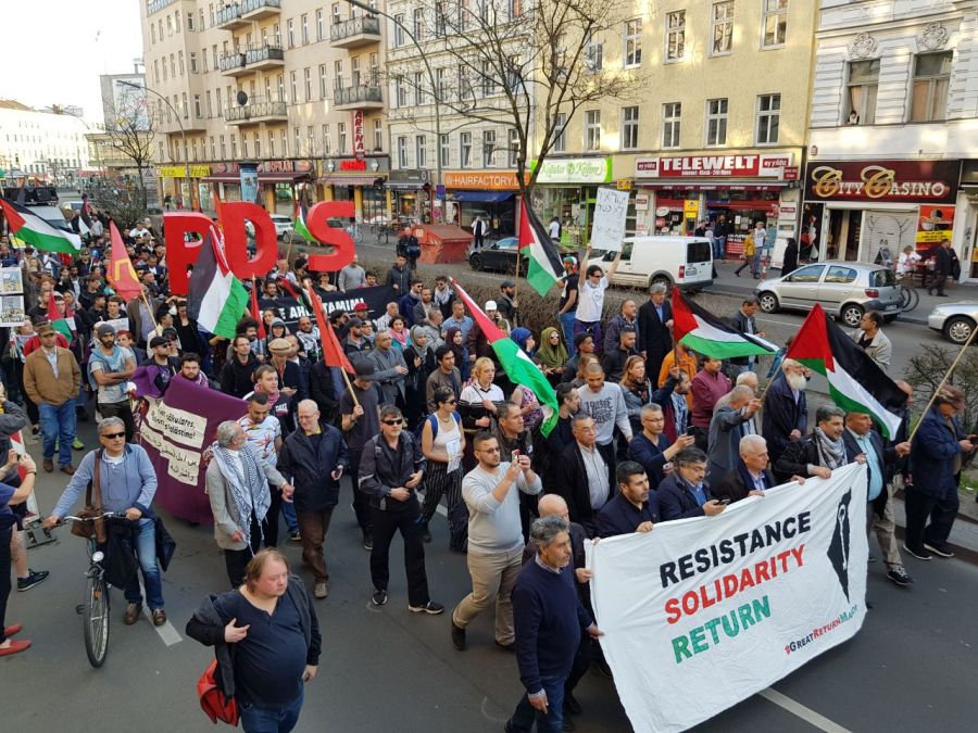 مظاهرات في لندن وأمستردام دعما للشعب