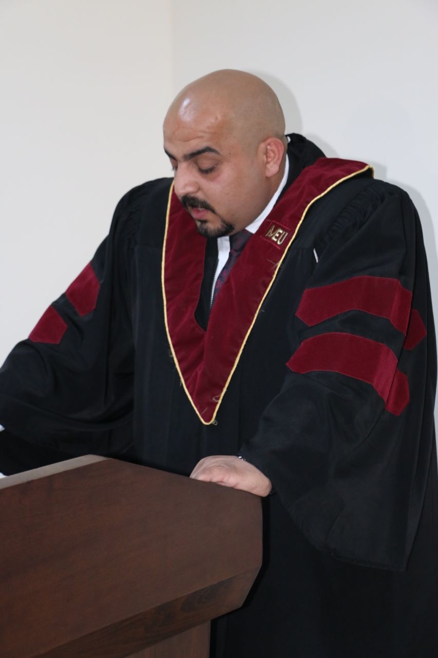 سلامه أحمد التعمري يحصل على ماجستير