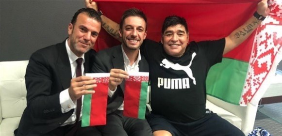 مارادونا رئيسا ومدربا لدينامو بريست البيلاروسي