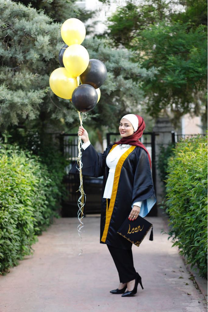 لين ايمن النسور وشهادة الهندسة الصناعية